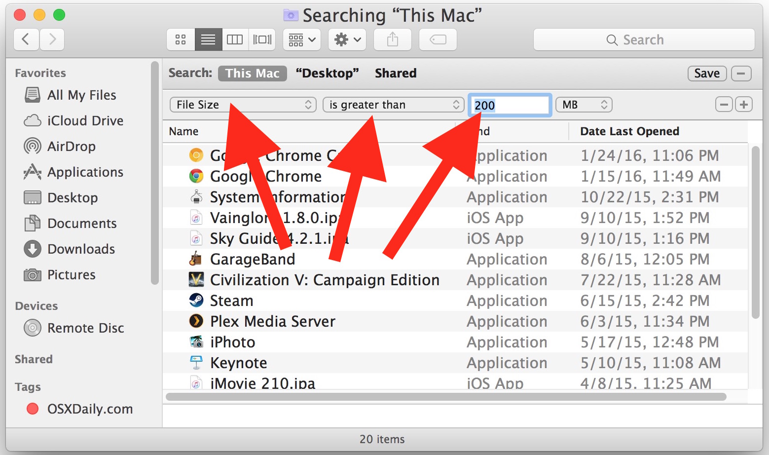 Move files on mac